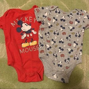 Mickey Mouse Body Suit 0-3 Months